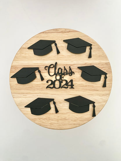 Grad Cap Cupcake Charms