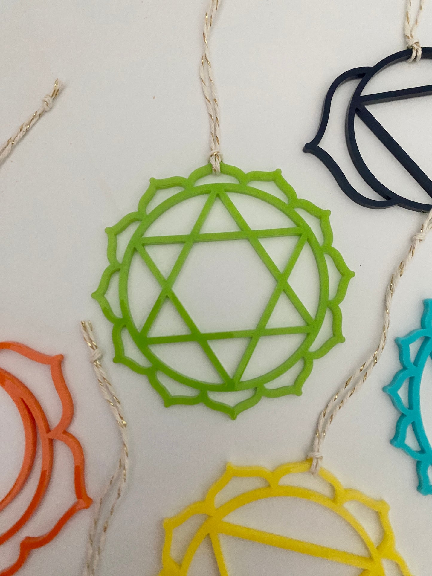 Heart chakra ornament