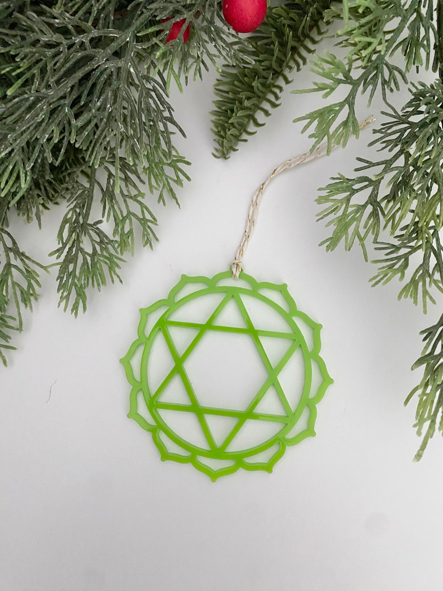 Heart chakra ornament