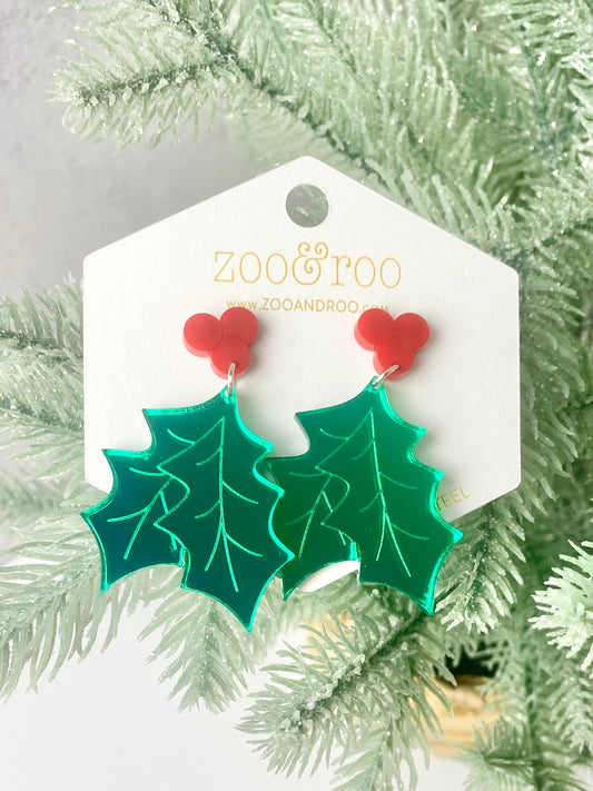 Holly Berry Earrings