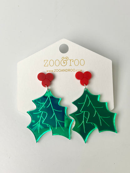 Holly Berry Earrings