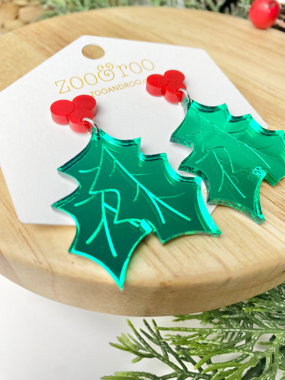 Holly Berry Earrings