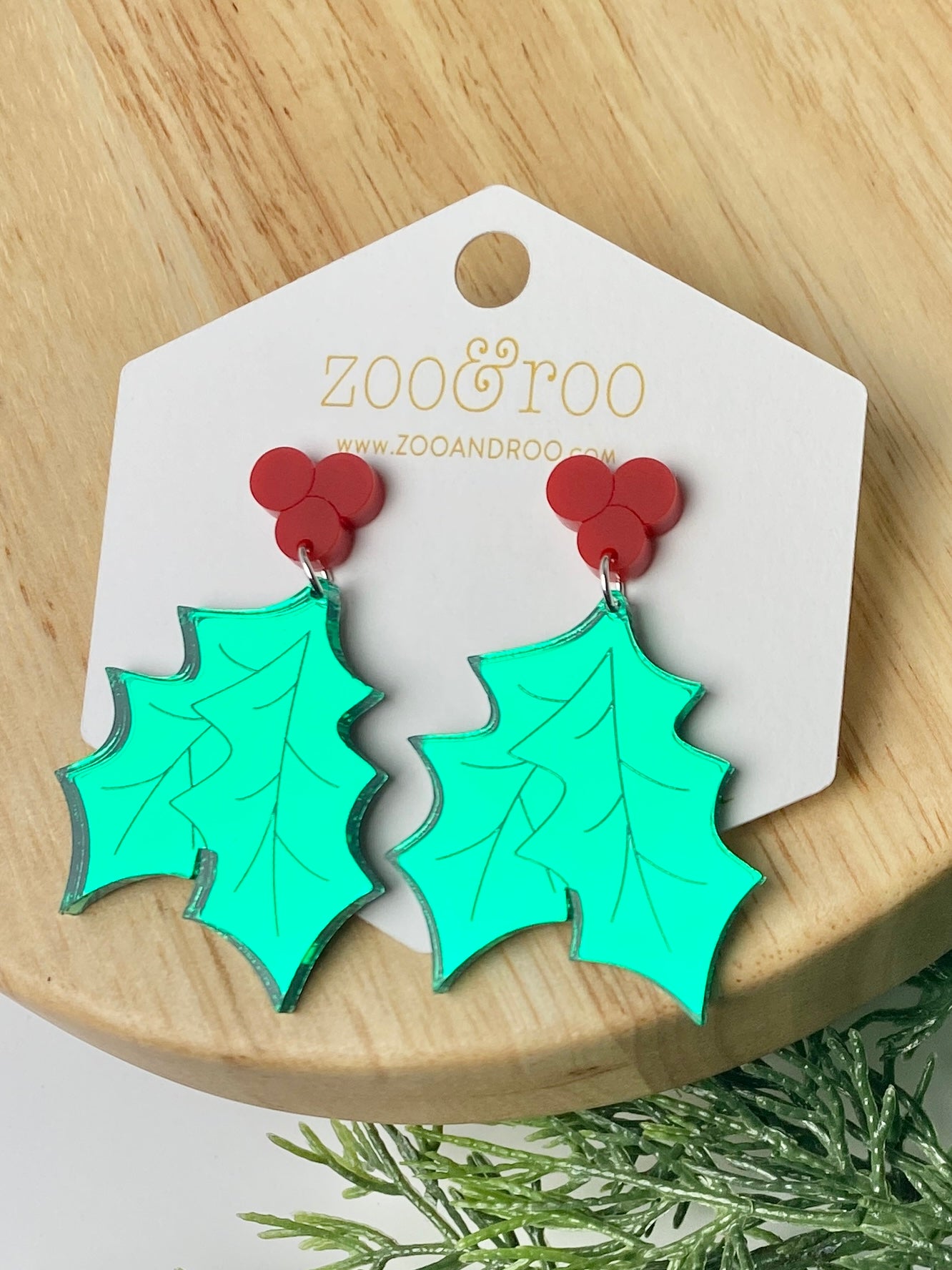 Holly Berry Earrings