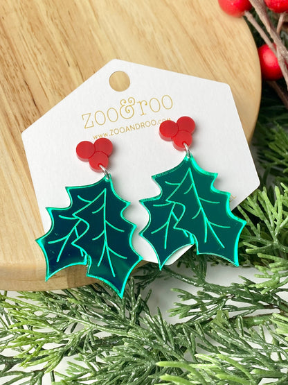 Holly Berry Earrings