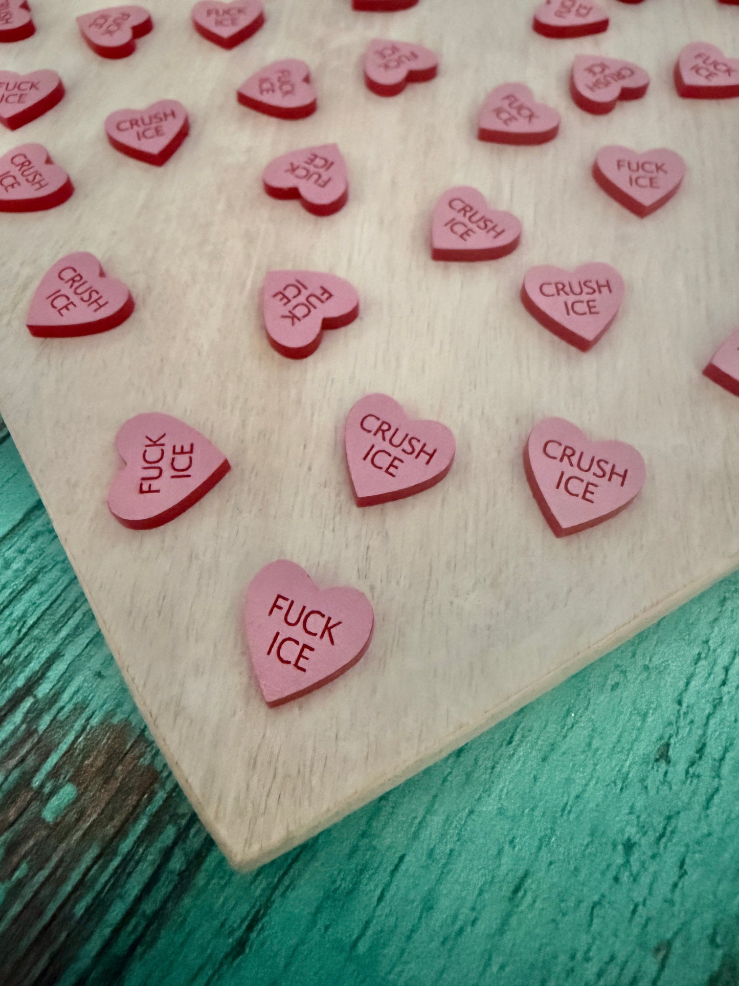Protest Hearts | Conversation Heart Earrings