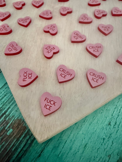 Protest Hearts | Conversation Heart Earrings