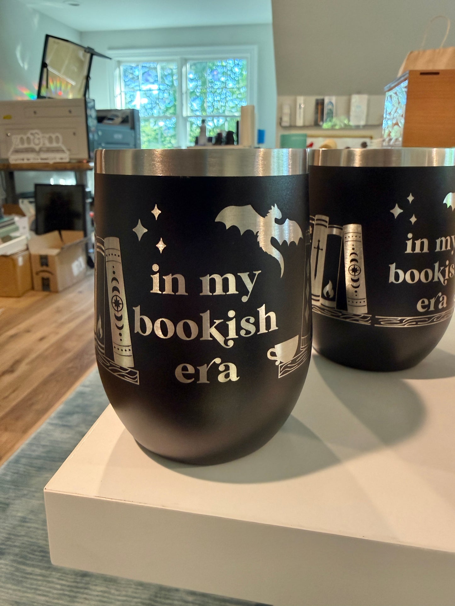 Almost Perfect In My Bookish Era Wine Tumbler