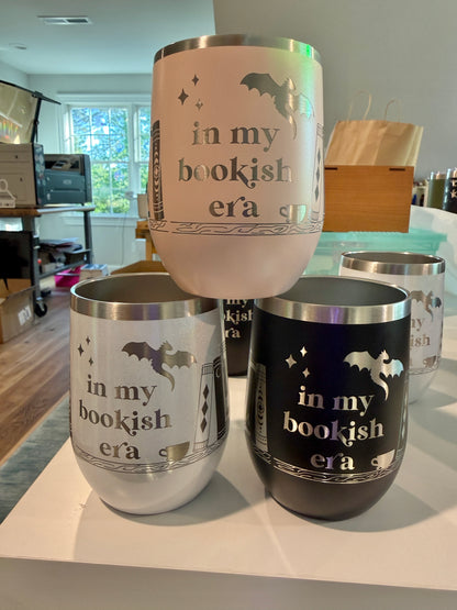 Almost Perfect In My Bookish Era Wine Tumbler