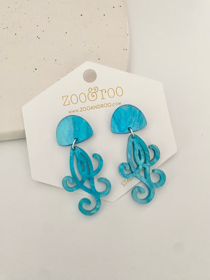 Jellyfish earrings