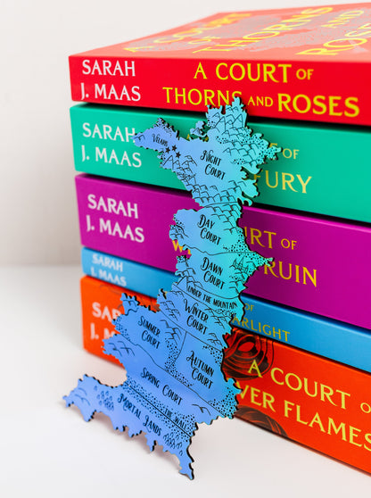 Map of Prythian ACOTAR bookmark