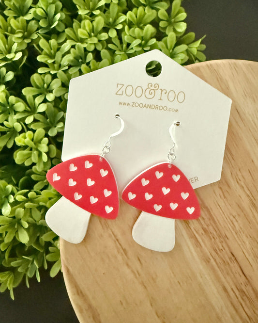 Mushroom Statement earrings