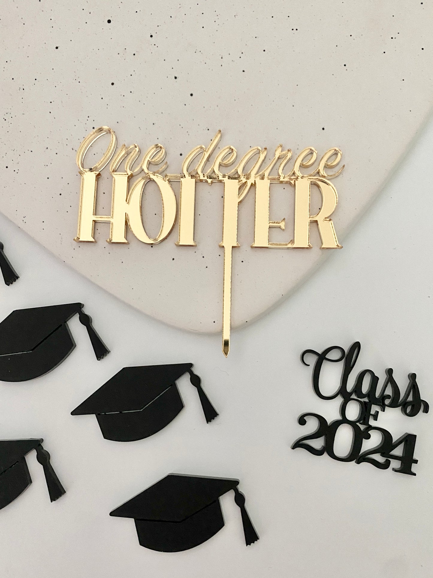 One Degree Hotter Cake Topper