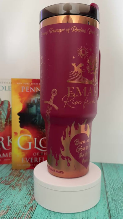 Kindred’s Curse Saga engraved 40 oz tumbler