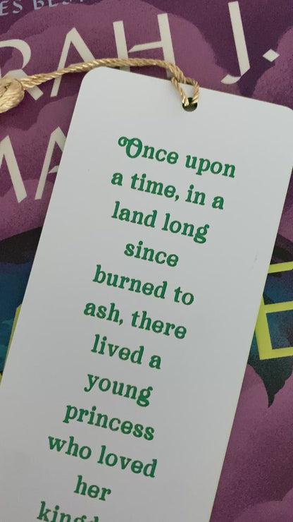 Once upon a time acrylic bookmark