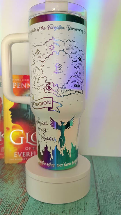 Kindred’s Curse Saga engraved 40 oz tumbler