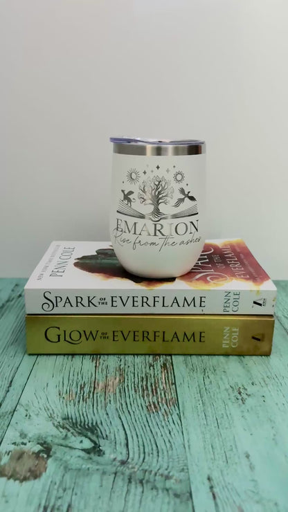 Emarion stainless steel wine tumbler - The Kindred's Curse Saga