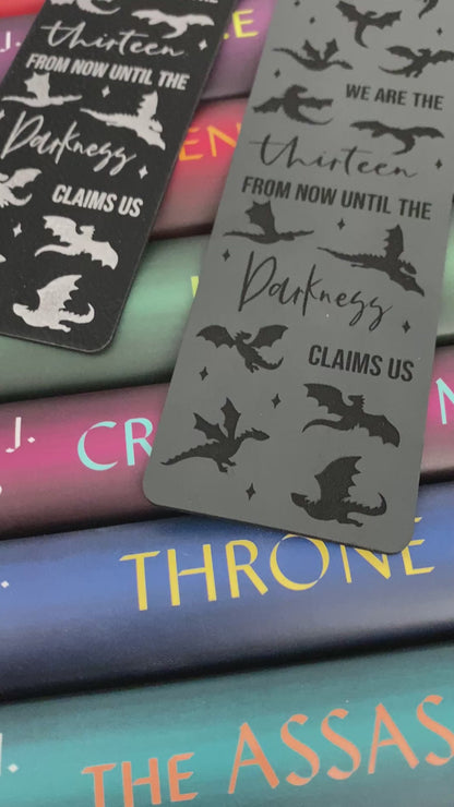 The Thirteen vegan leather bookmark