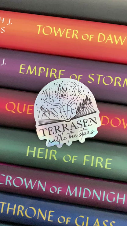 Terrasen holographic sticker