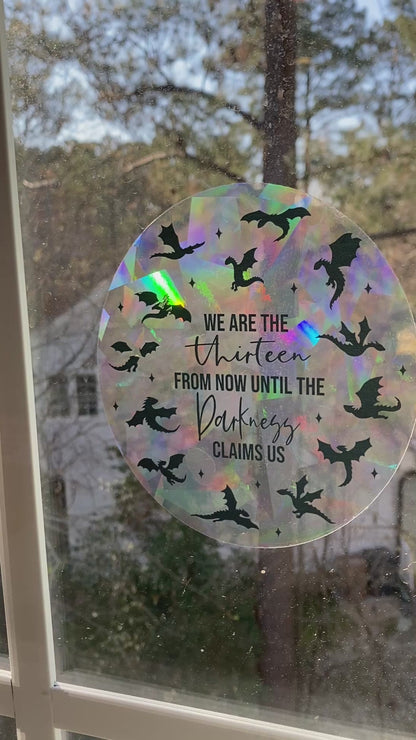 Thirteen Suncatcher Rainbow Prism Window Decal