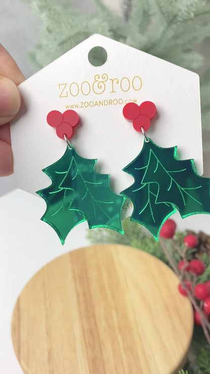 Holly Berry Earrings