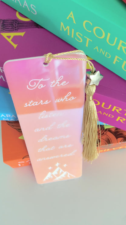 Stars Who Listen ACOTAR bookmark