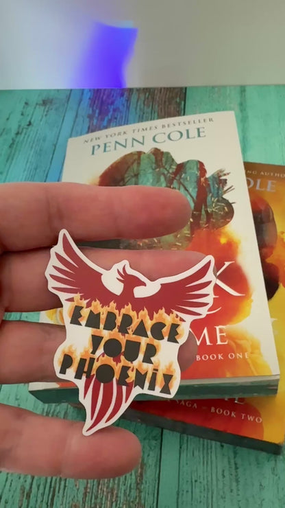 Embrace your phoenix sticker - The Kindred's Curse Saga