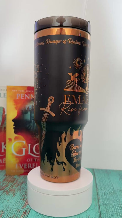 Kindred’s Curse Saga engraved 40 oz tumbler