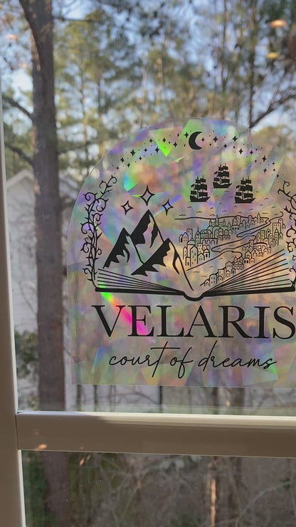 Velaris suncatcher rainbow prism window decal