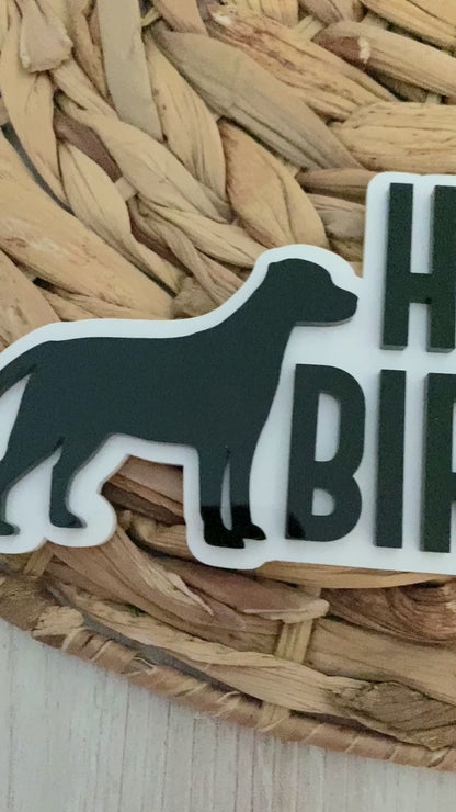 Hunting Theme Birthday Cake Topper