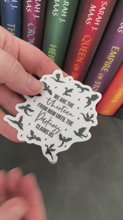 The Thirteen clear sticker