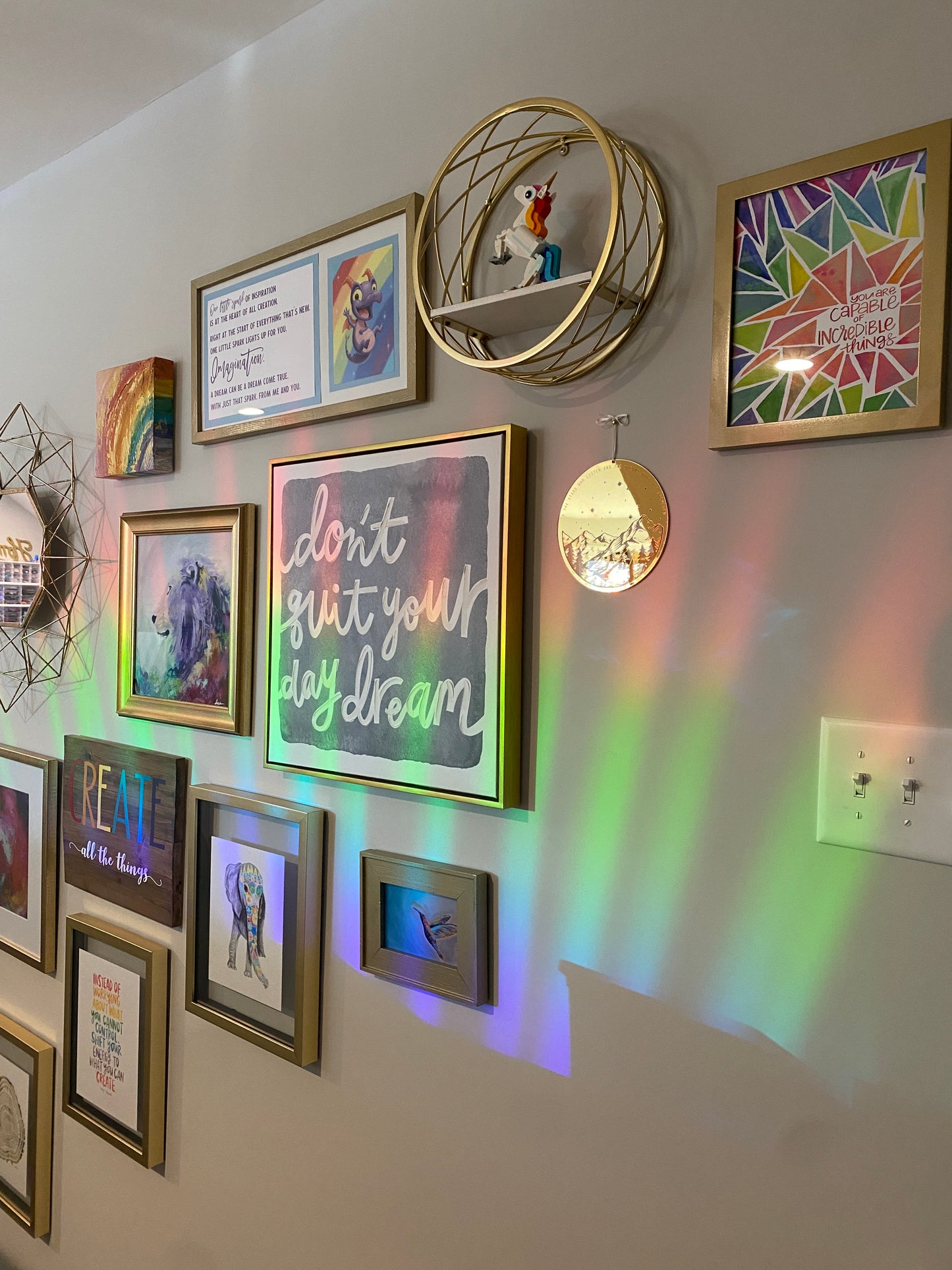 Velaris suncatcher rainbow prism window decal