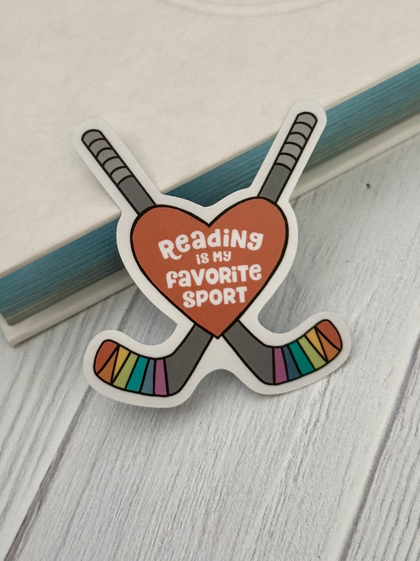 Reading Is My Favorite Sport sticker