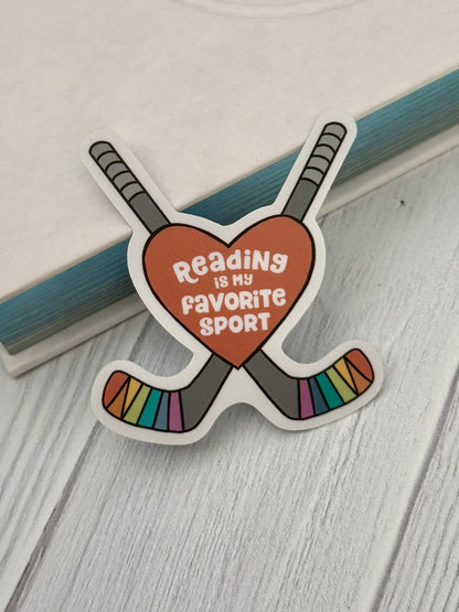 Reading Is My Favorite Sport sticker