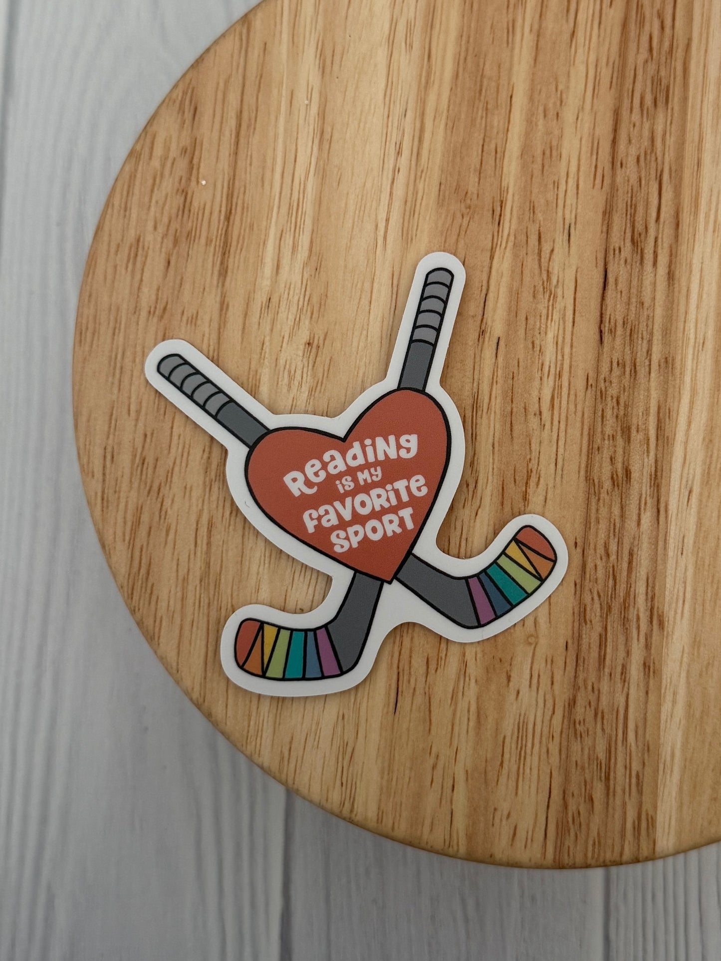 Reading Is My Favorite Sport sticker