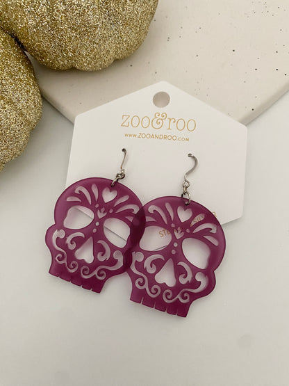 Sugar skull earrings