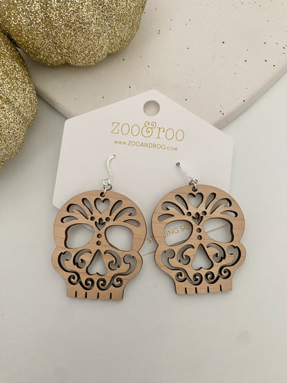 Sugar skull earrings