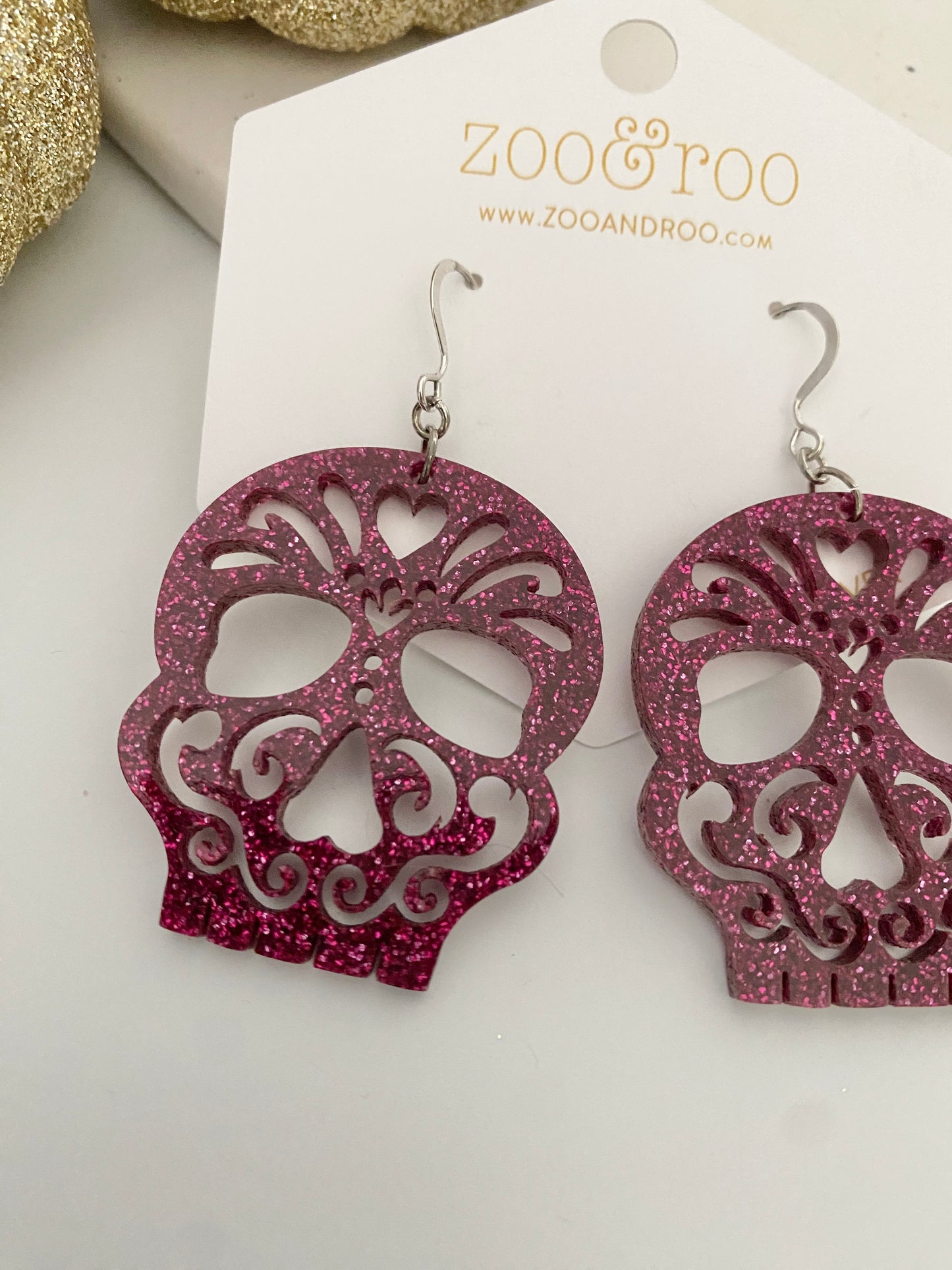 Sugar skull earrings