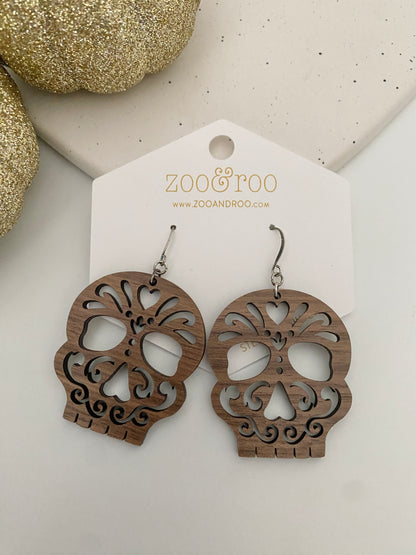 Sugar skull earrings