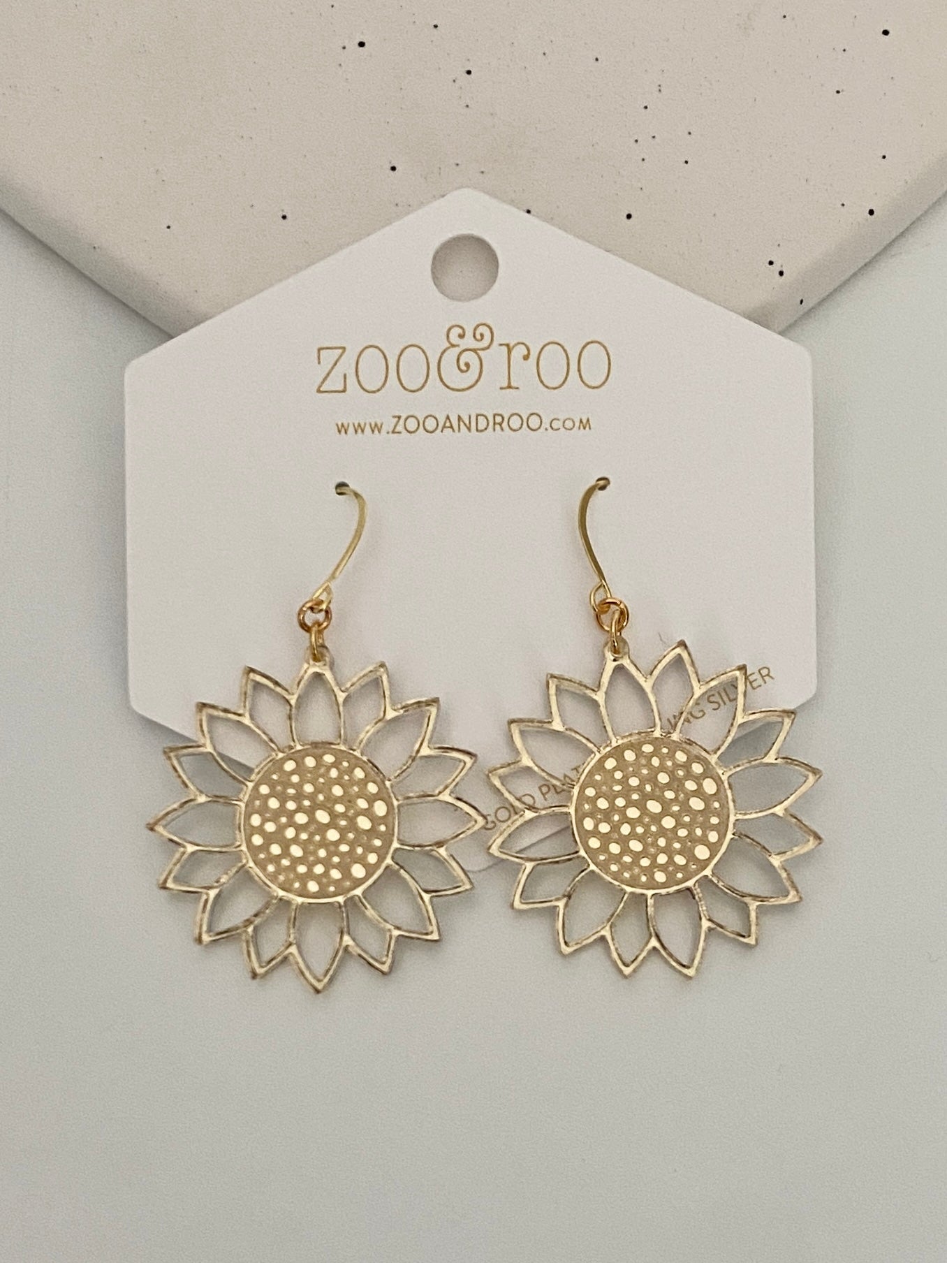 Sunflower earrings