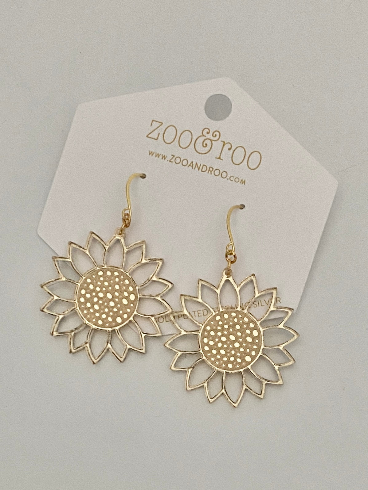 Sunflower earrings