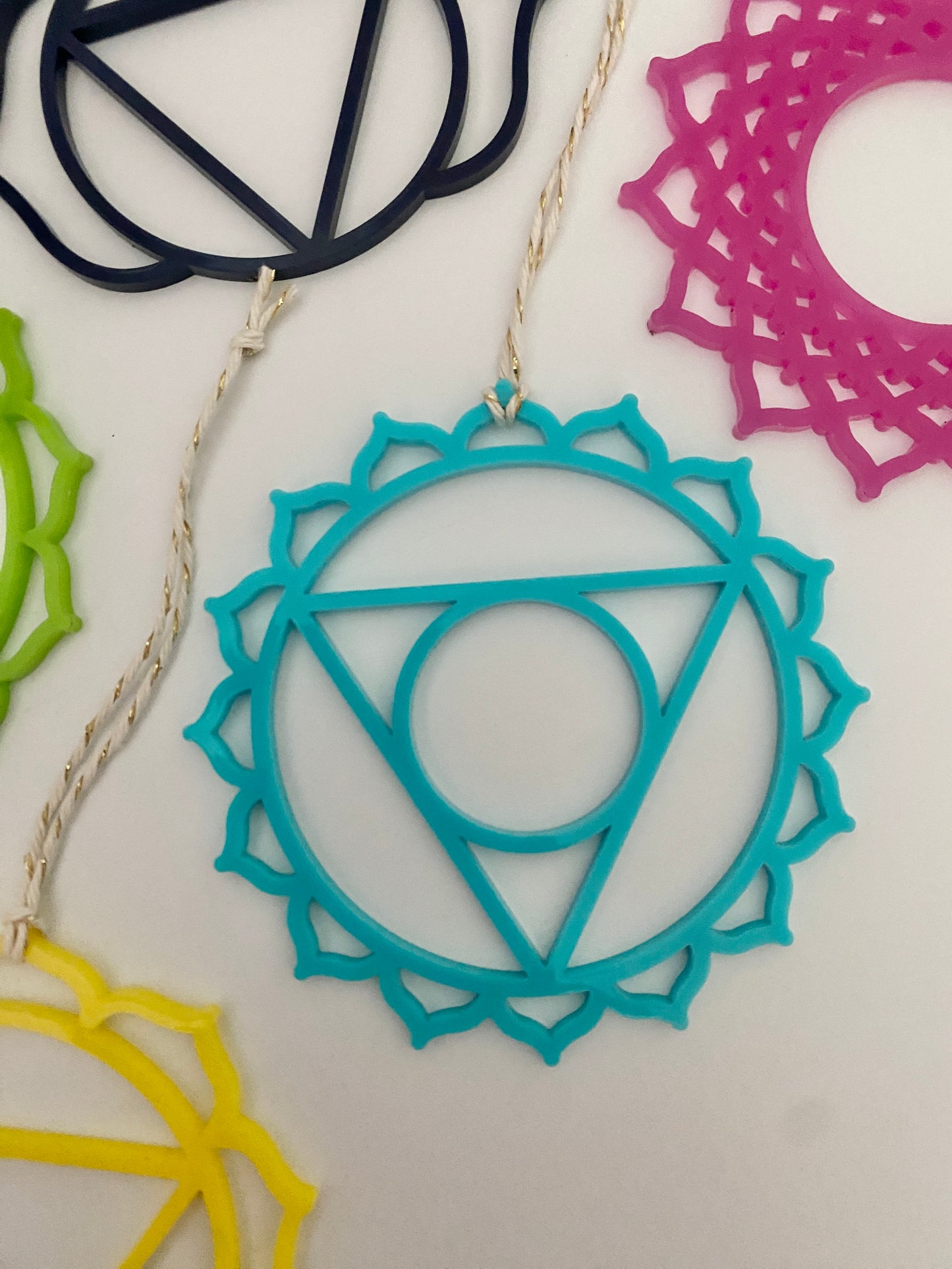 Throat chakra ornament