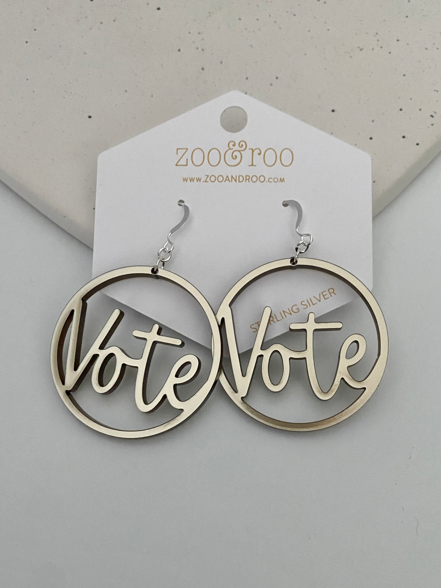 VOTE Acrylic Earrings