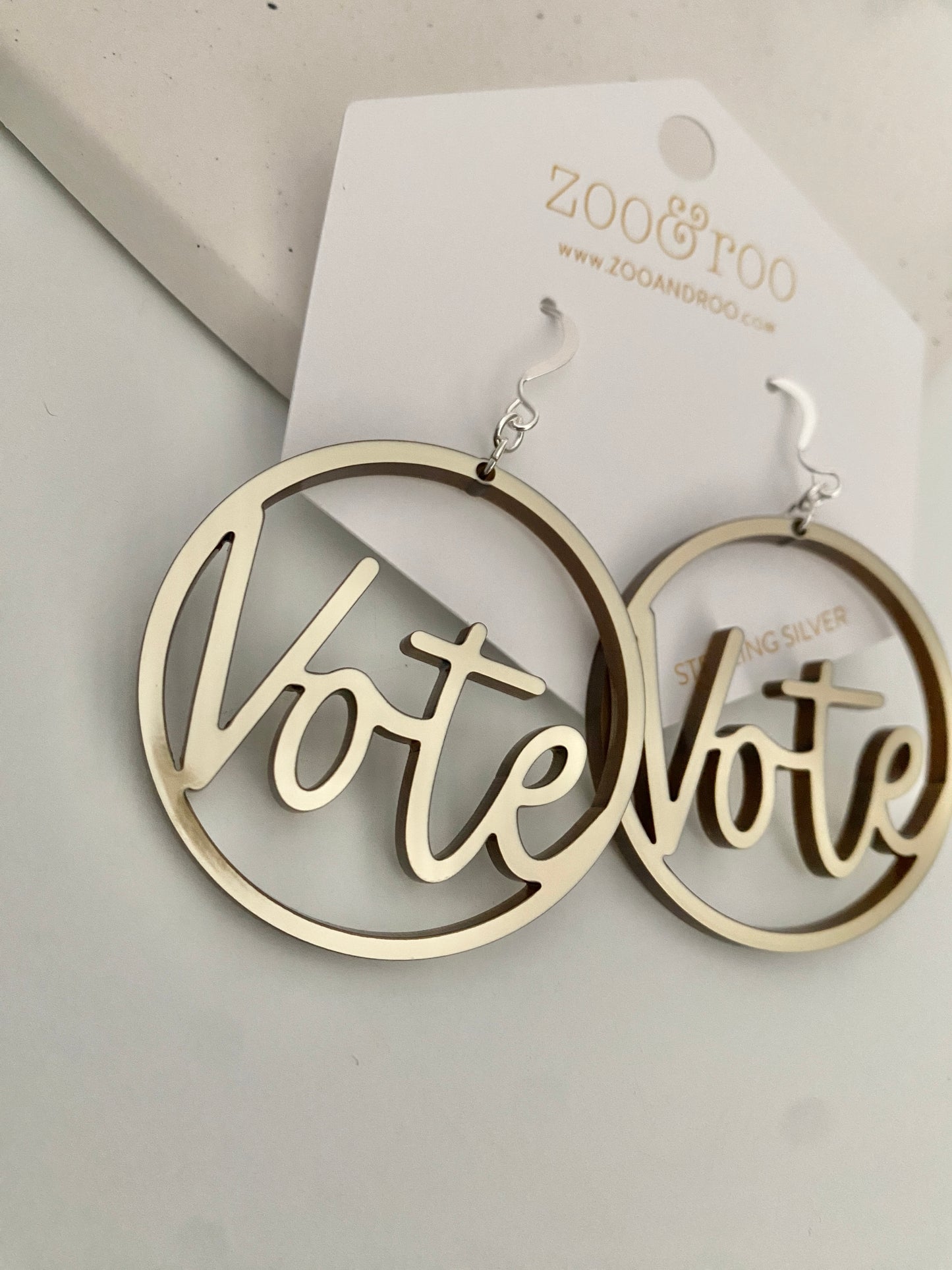 VOTE Acrylic Earrings